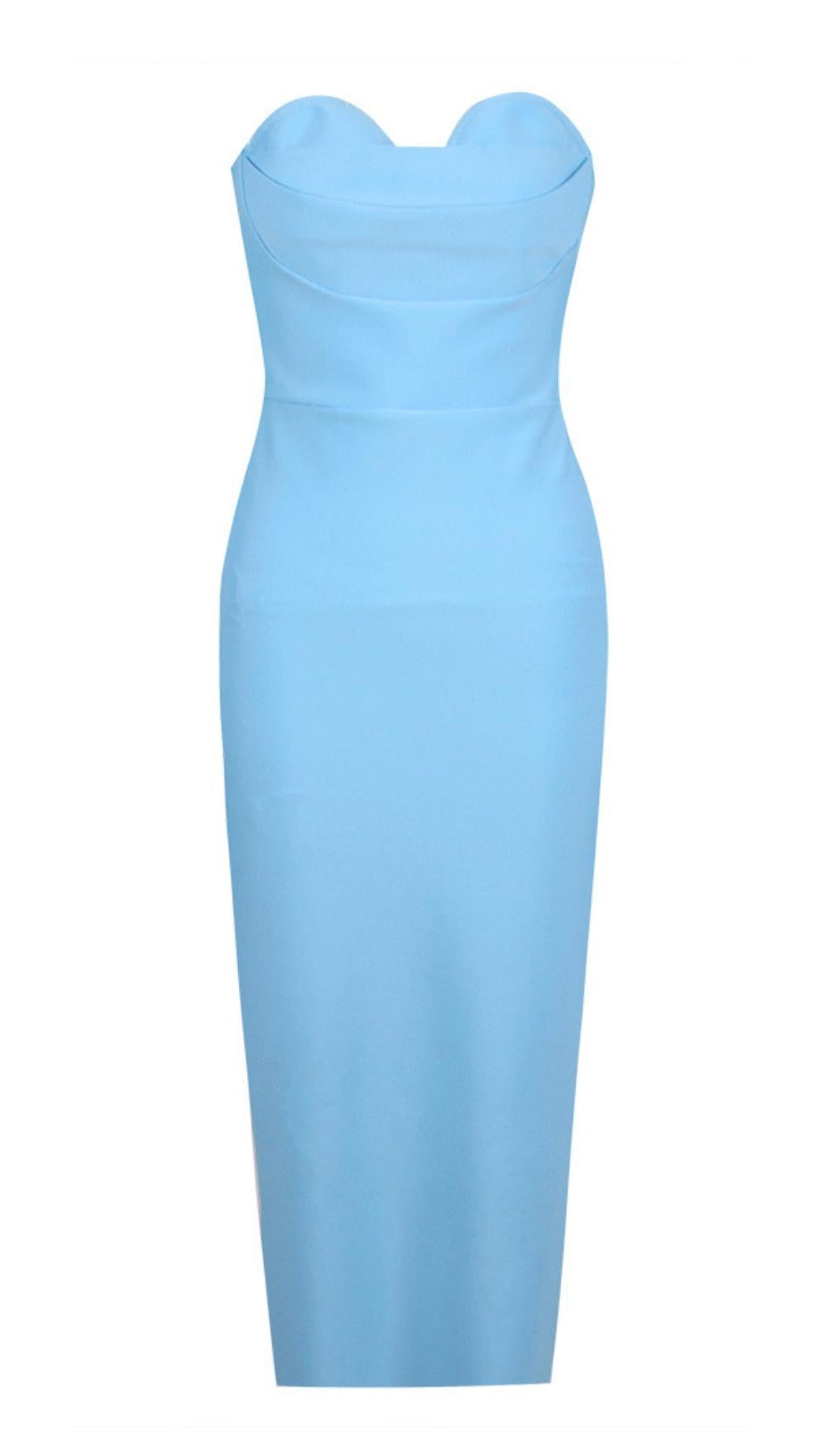 STRAPLESS BANDAGE DRESS