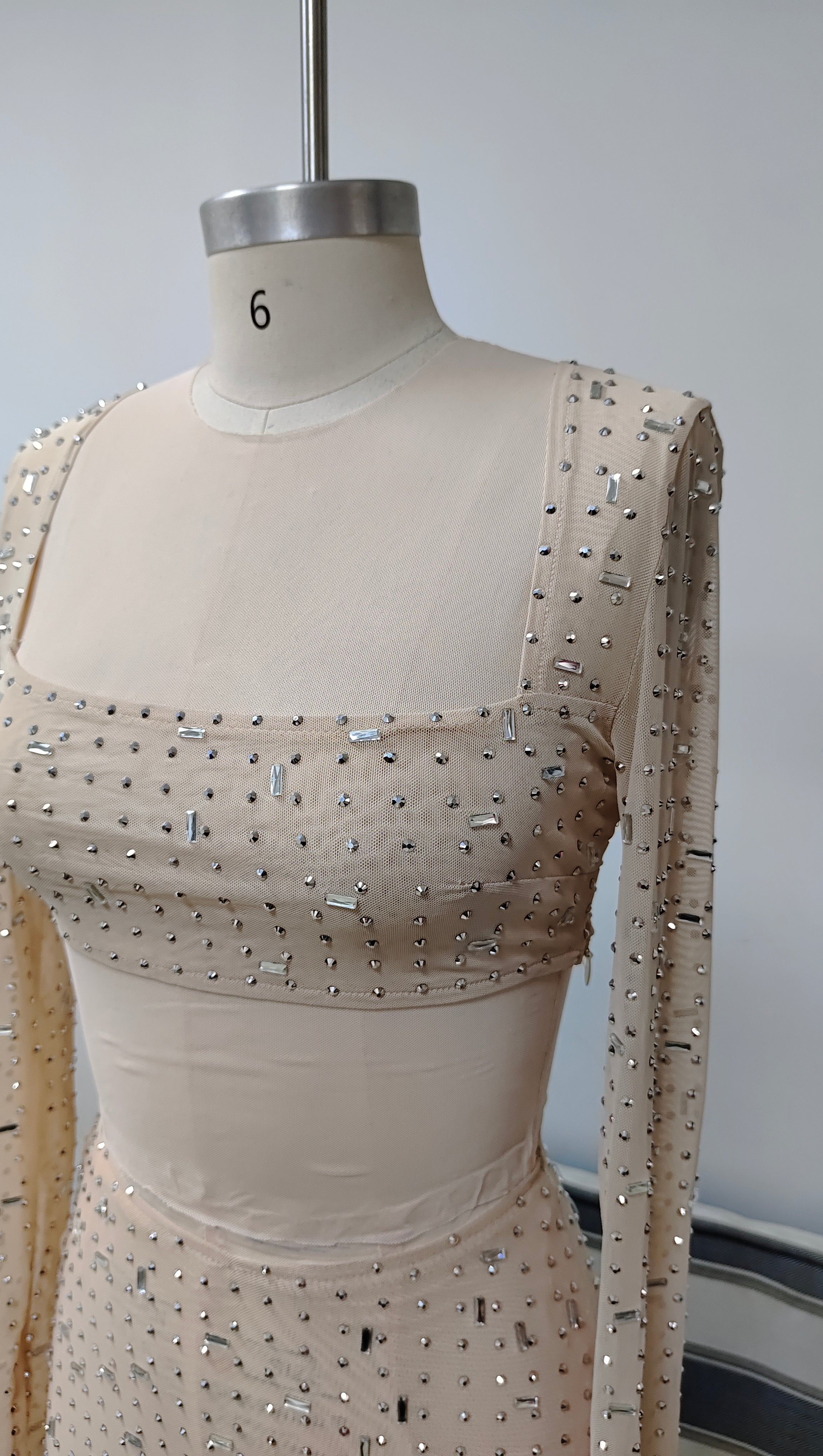 CRYSTAL DREAM MESH TWO-PIECE SET BY GRRLY GRRLS