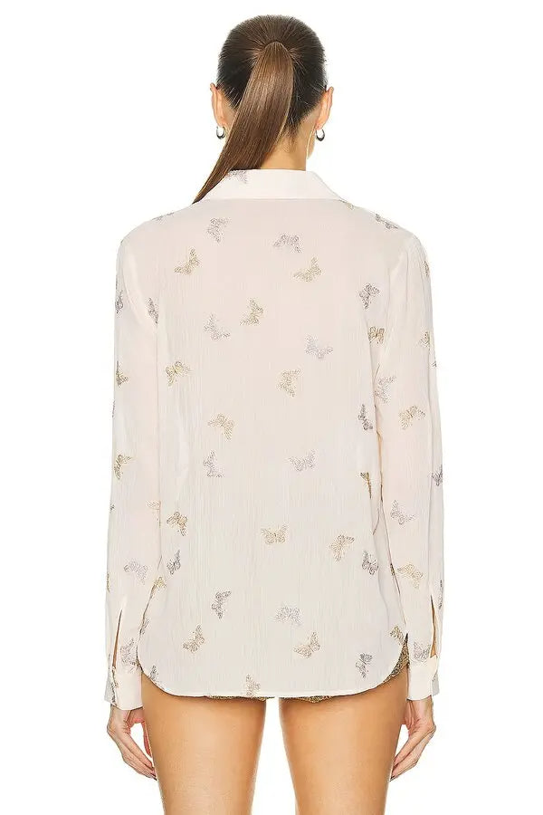 AIIZIE LAURENT BLOUSE IN WHITE - product image