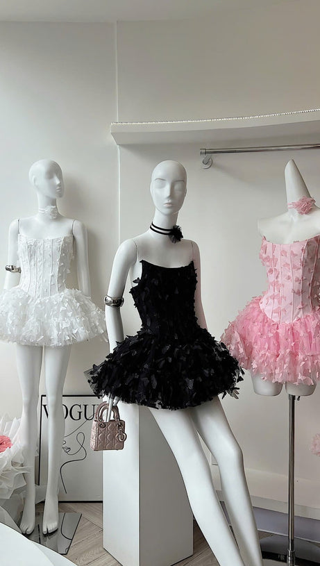 ADARA BUTTERFLY CORSET MINI DRESS