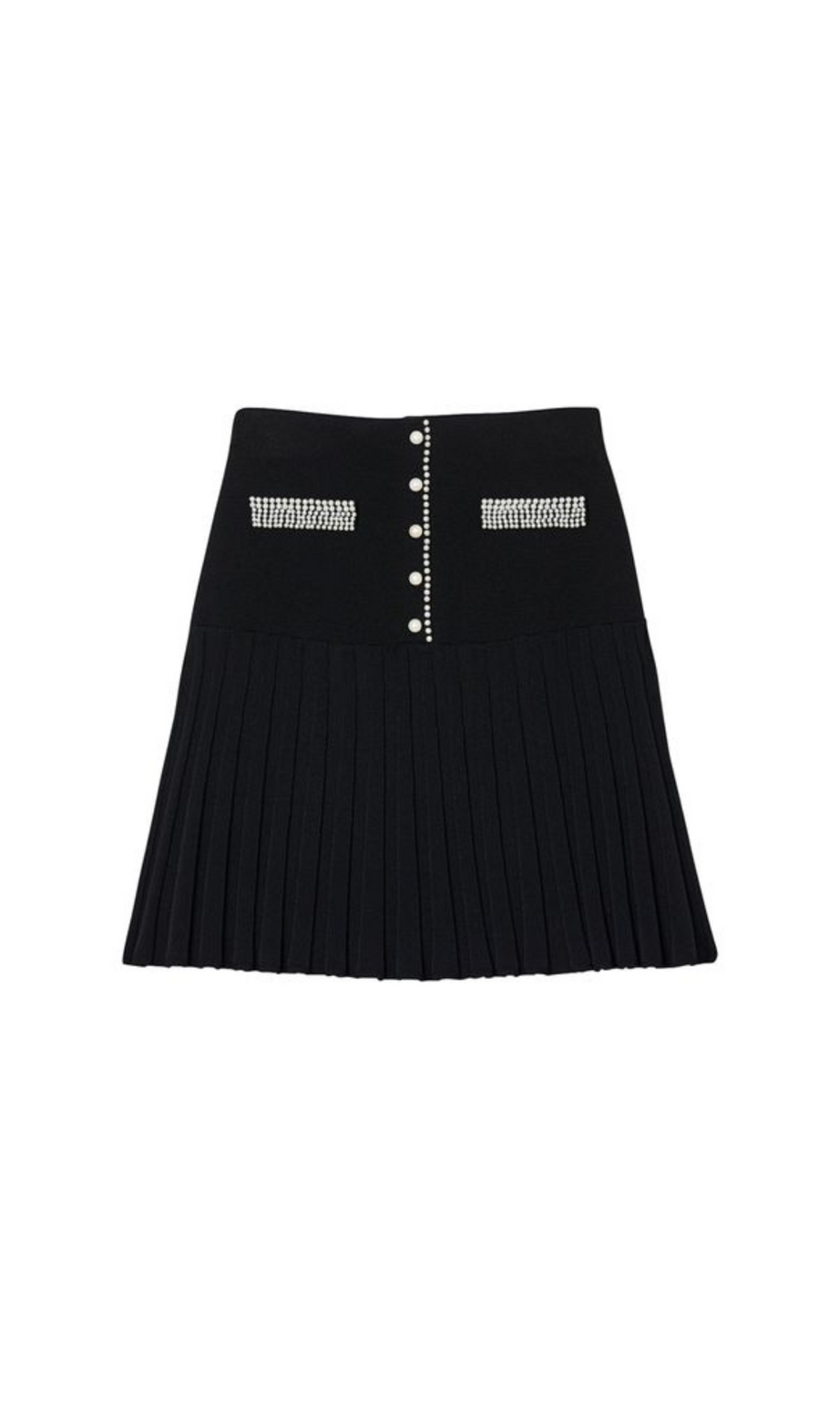 GONNA IN MAGLIA PLISSETTATA 