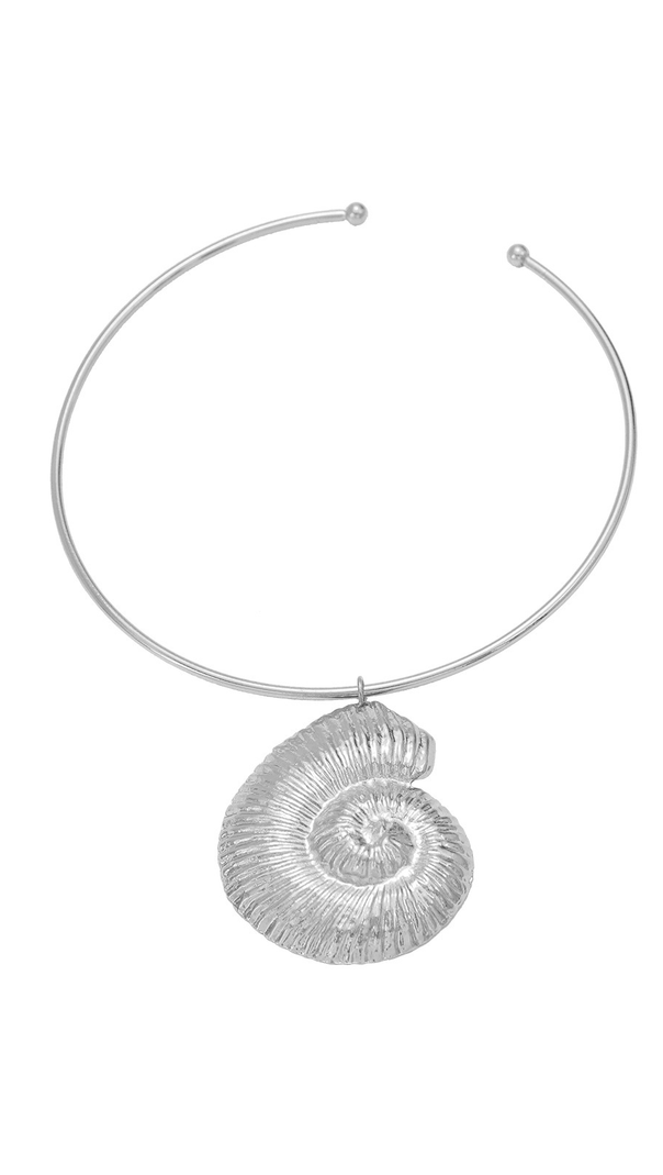 AIIZIE PAMELA METALLIC CONCH NECKLACE - product image