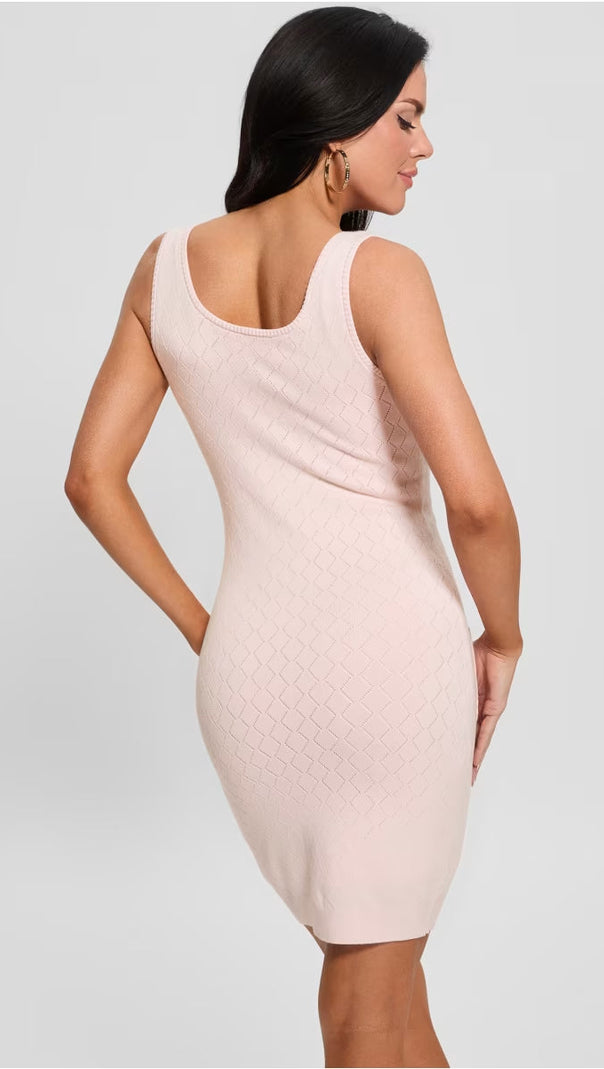AIIZIE VICTORIA SWEATER MINI DRESS IN PINK - product image
