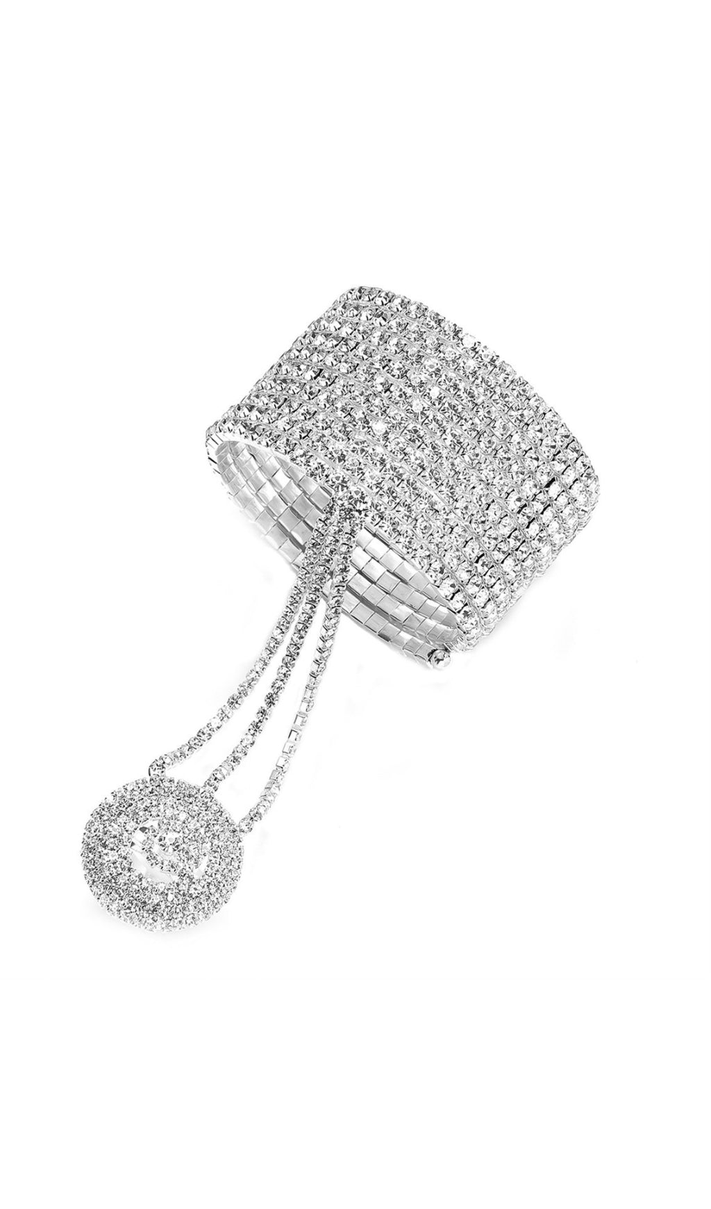 Dedrick Mehrschichtiges Strass-Interfinger-Armband