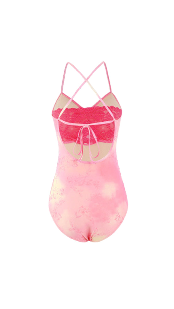 AIIZIE DUY PINK ONE-PIECE SWIMSUIT - product image