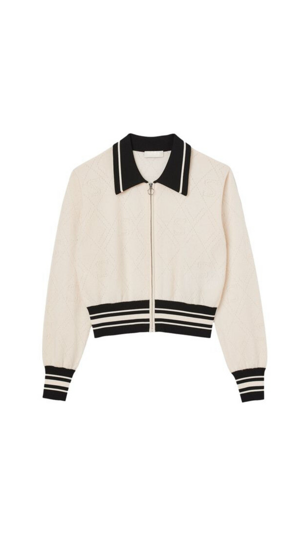 CARDIGAN VARSITY JANVIER POINTELLE 