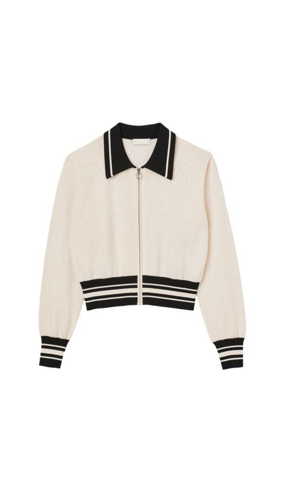 JANVIER POINTELLE VARSITY CARDIGAN