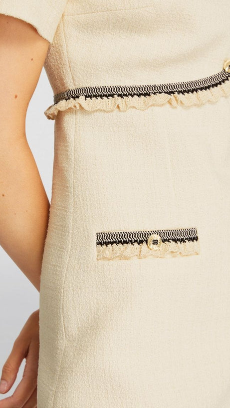 SHORT TWEED DRESS