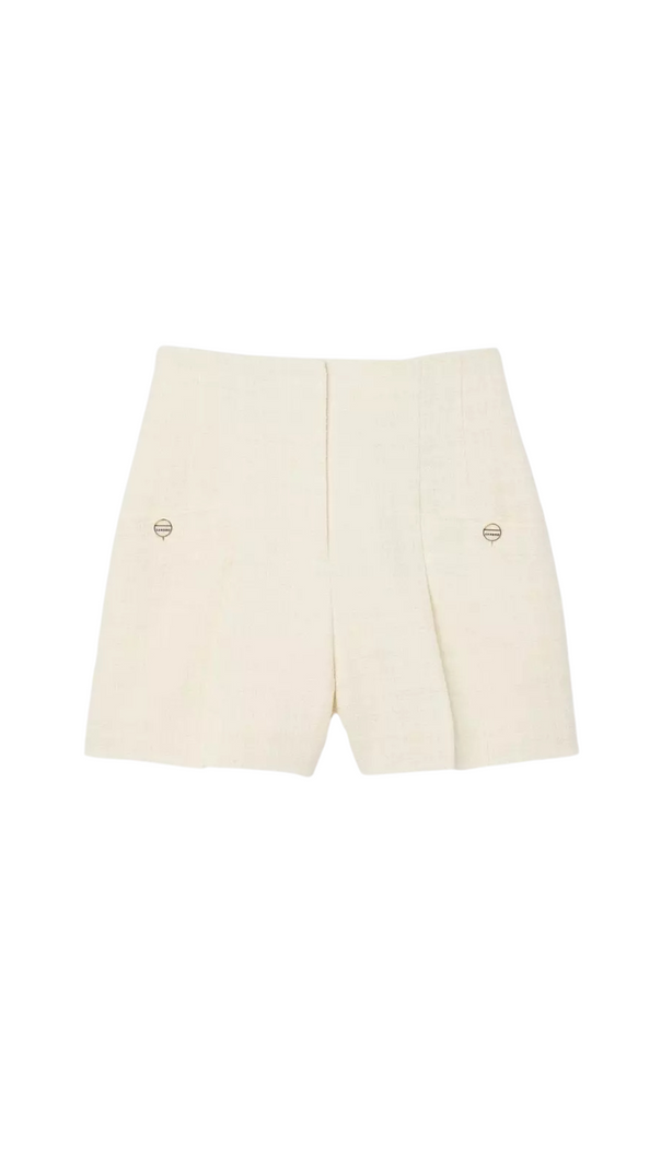 AIIZIE CADAQUES TWEED SHORTS - product image