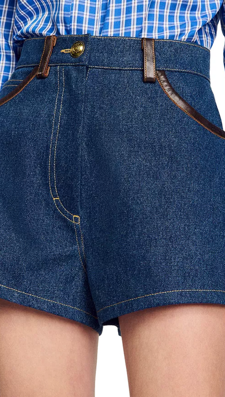 FELIX PLAID PANTS IN BLUE