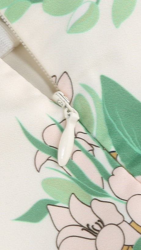 BELLADONNA FLORAL PRINT MINI DRESS