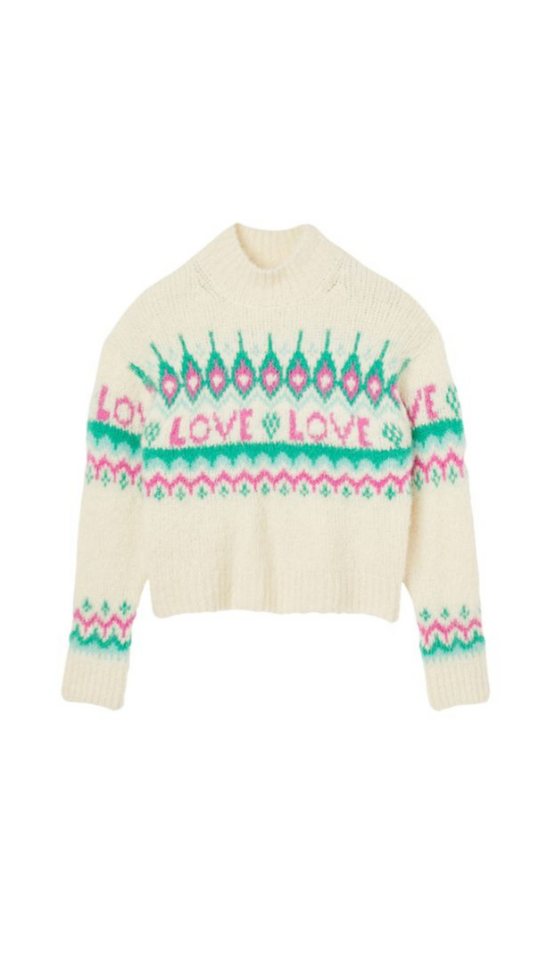 AIIZIE LOVER MOCK NECK SWEATER - product image