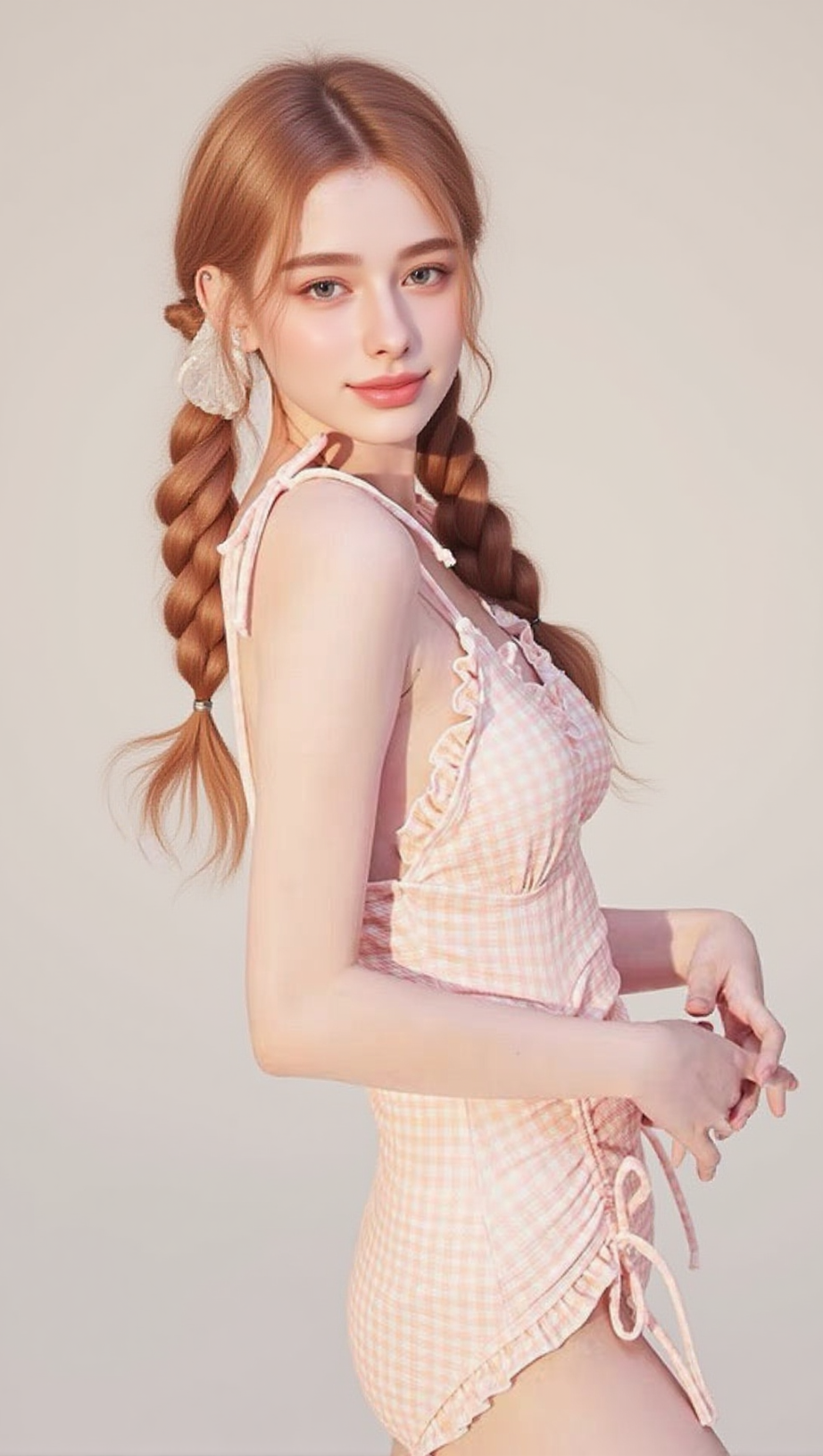 DAVA DRAWSTRING ONE-PIECE SWIMSUIT