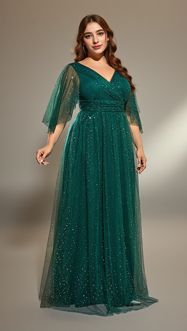 AIIZIE ESTELLE MESH MAXI DRESS - product image