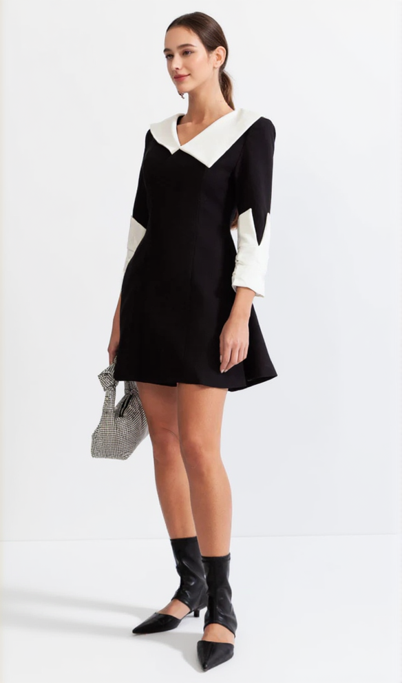 AIIZIE BLACK DOLL DRESS - product image