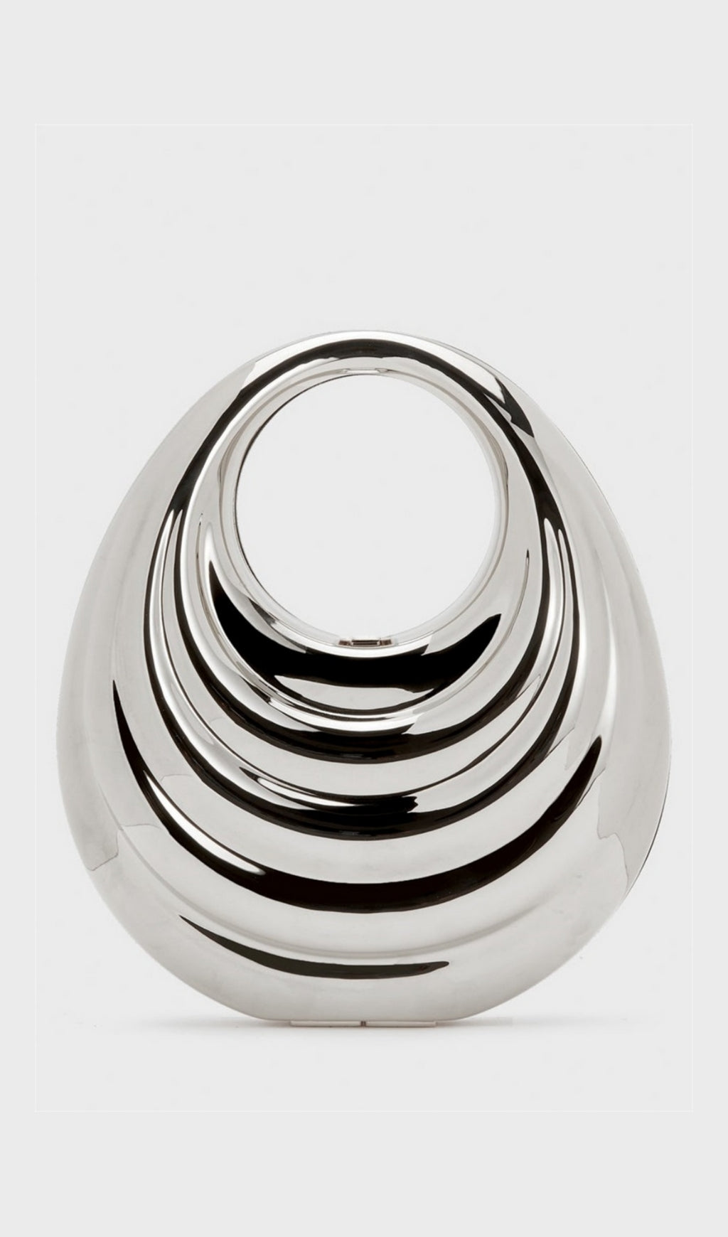 AIIZIE ANNABEL METAL CLUTCH - SILVER - product image
