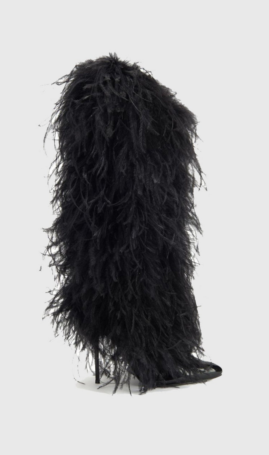 Danica Feather Knee-high Boots - Black