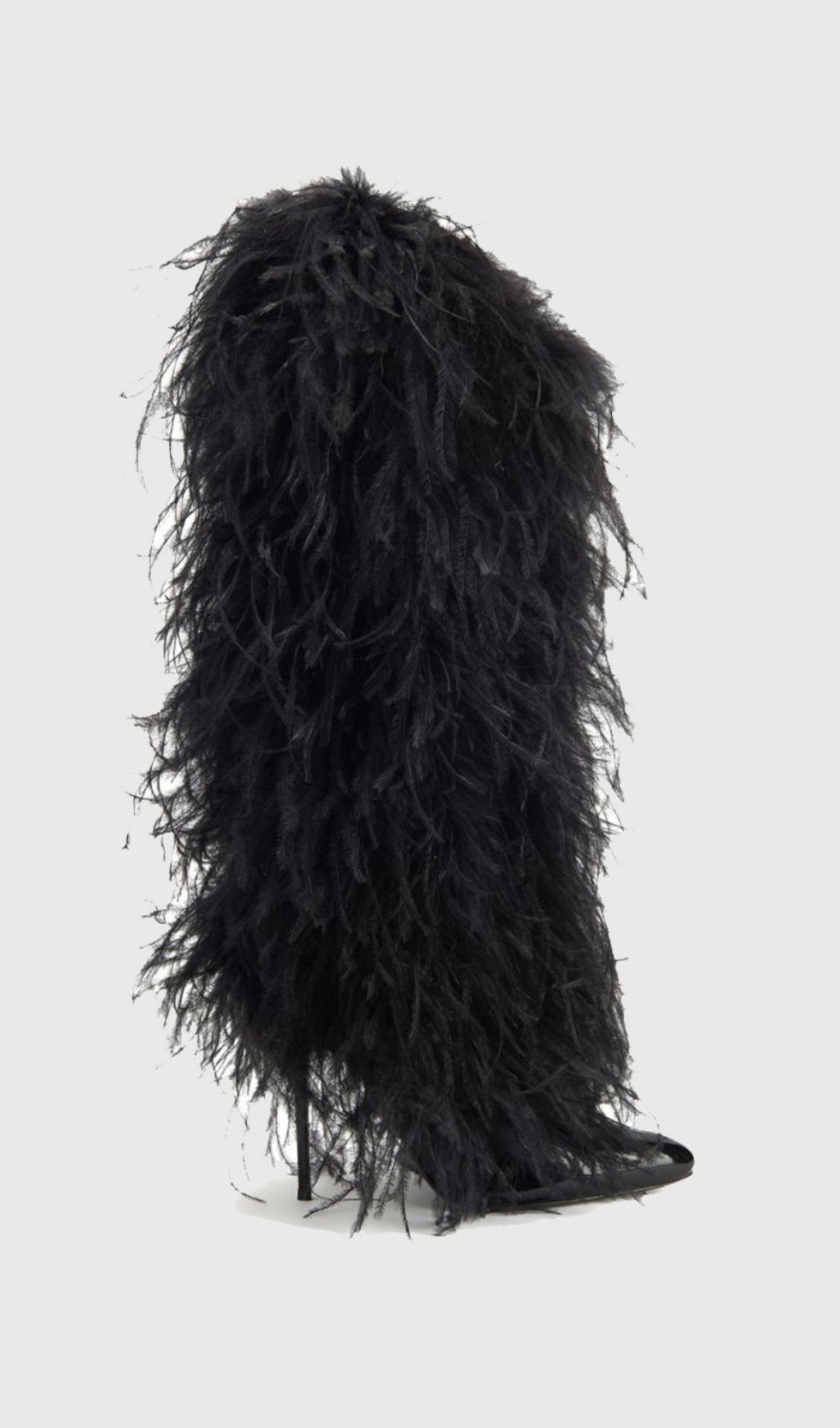 STIVALI ALTI AL GINOCCHIO DANICA FEATHER - NERO