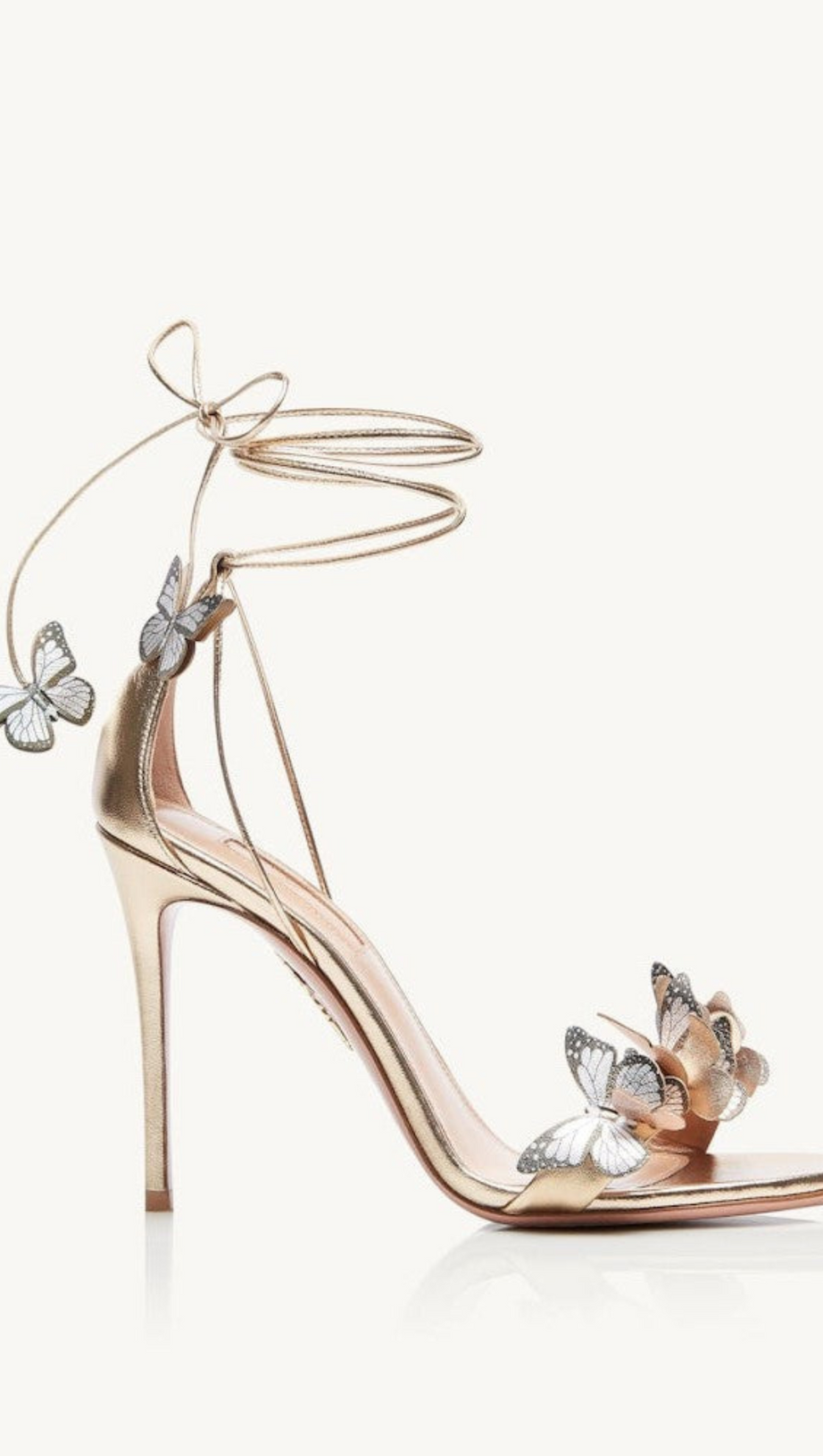 Jazma Papillon Sandalen - Champagner
