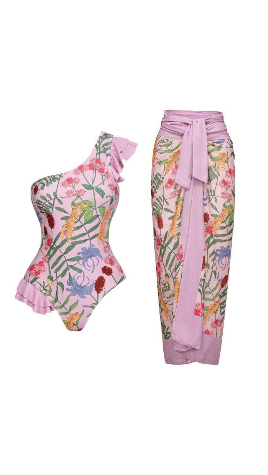 PRINTED SWIMWEAR SET