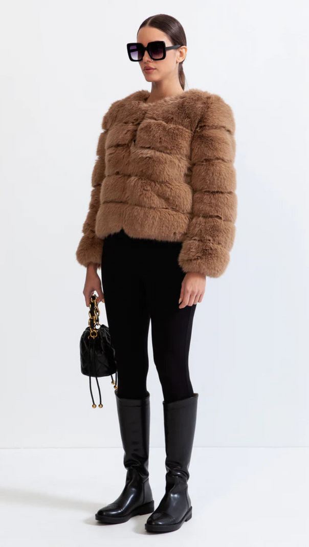 AIIZIE FAUX FUR JACKET - product image