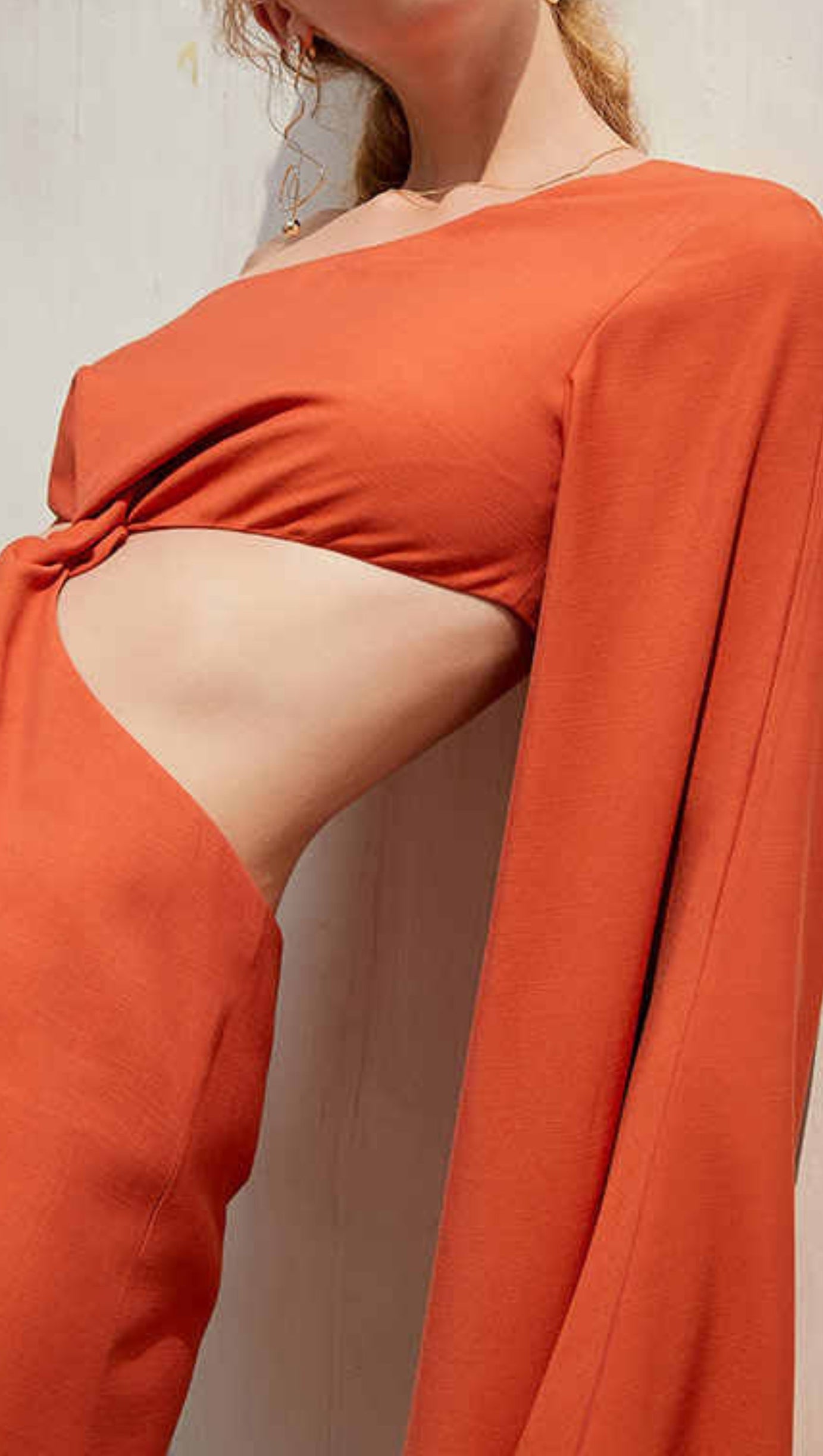 ASYMMETRY ONE SHOULDER MINI DRESS