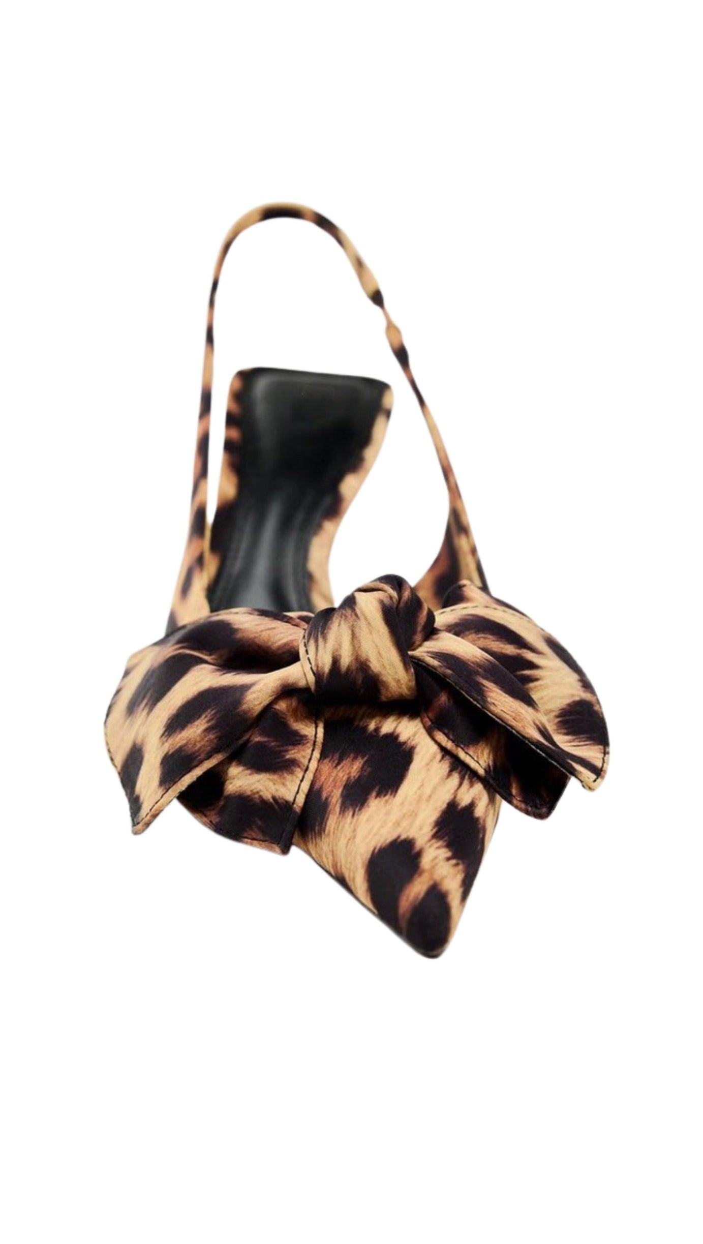 TACCO ALTO LEOPARDATO CON FIOCCO