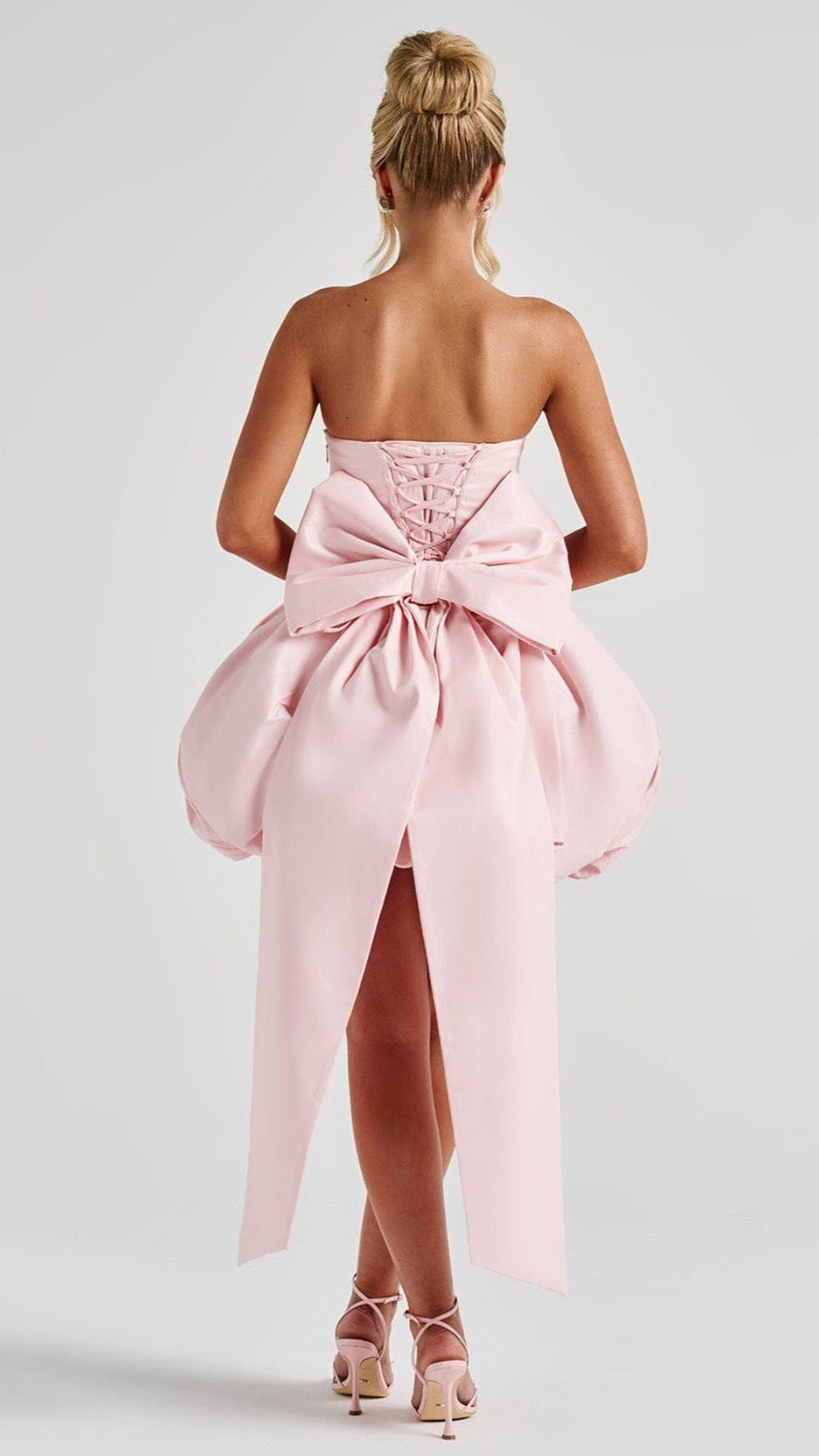 LOTUS MINI DRESS - BLUSH