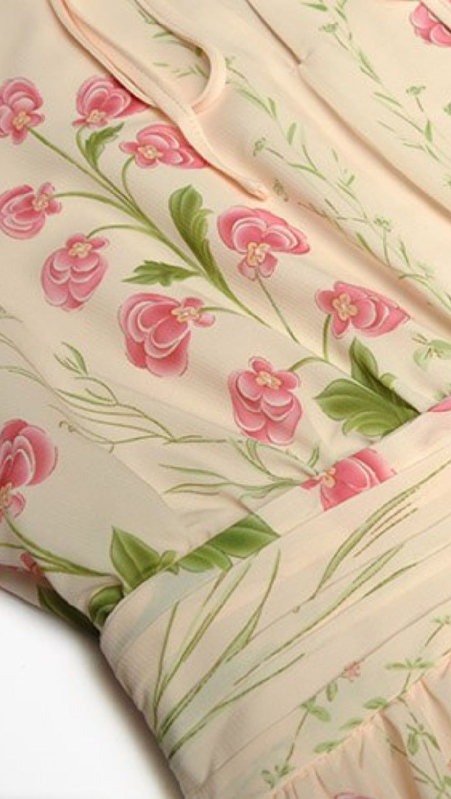 SILK FLORAL MAXI DRESS