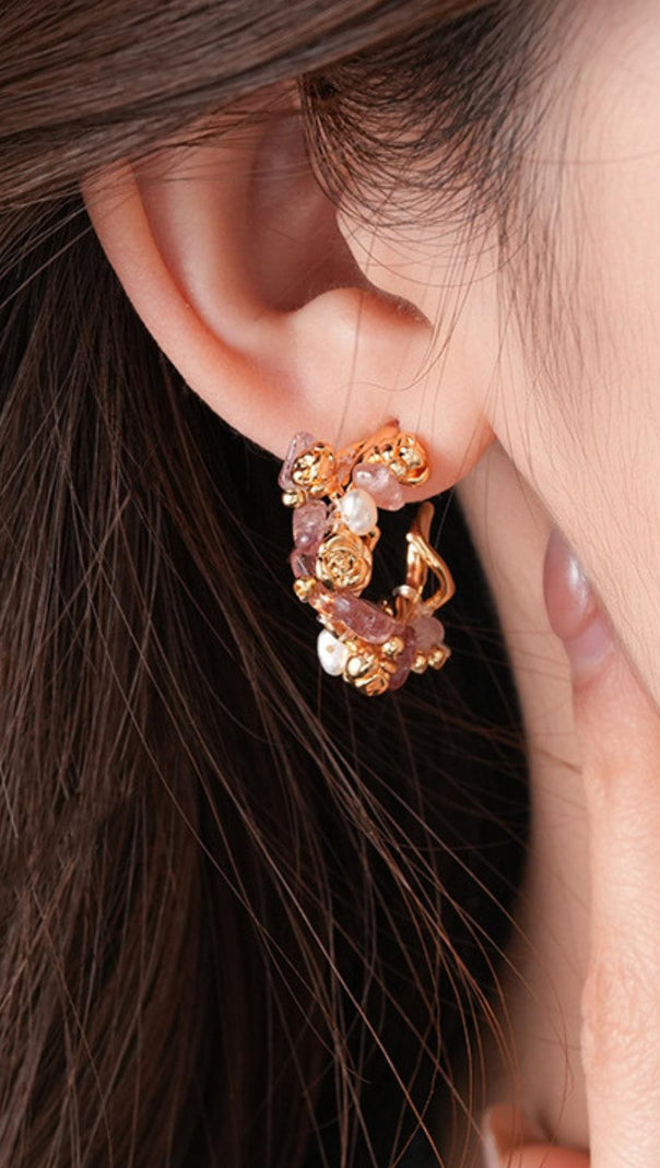 AIIZIE DULCEA PEARL EARRINGS - product image