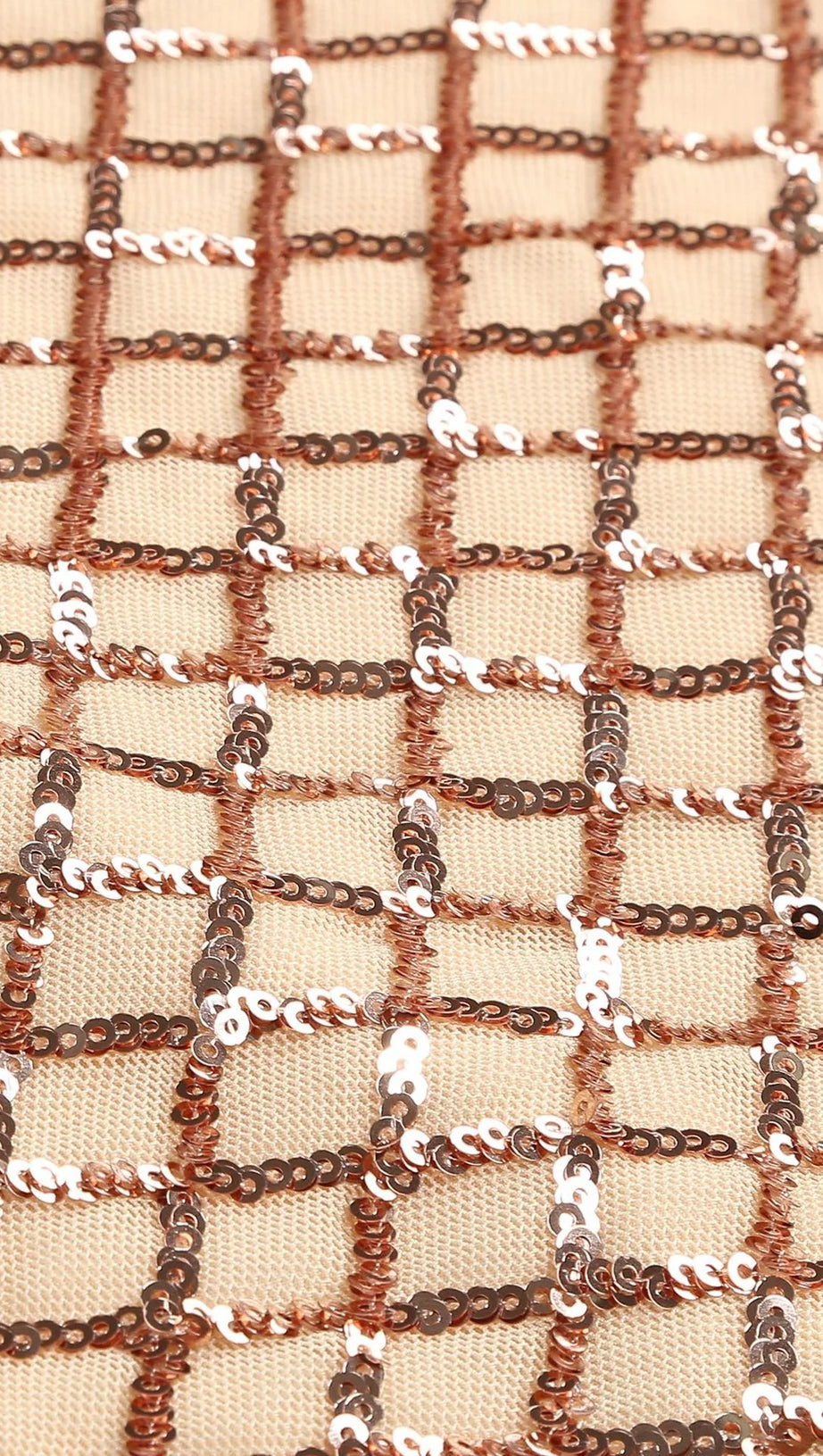 Off-Shoulder-Kleid mit seitlichen Schlitzen im Fischgrätenmuster