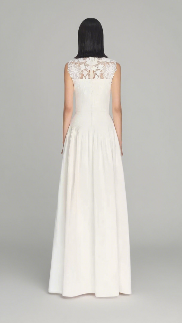 AIIZIE FLORAL LACE SLEEVELESS MAXI DRESS - product image