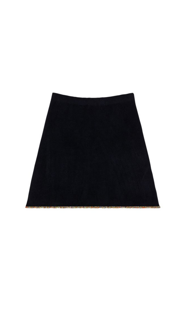 AIIZIE VELVET EMBELLISHED MINI SKIRT - product image