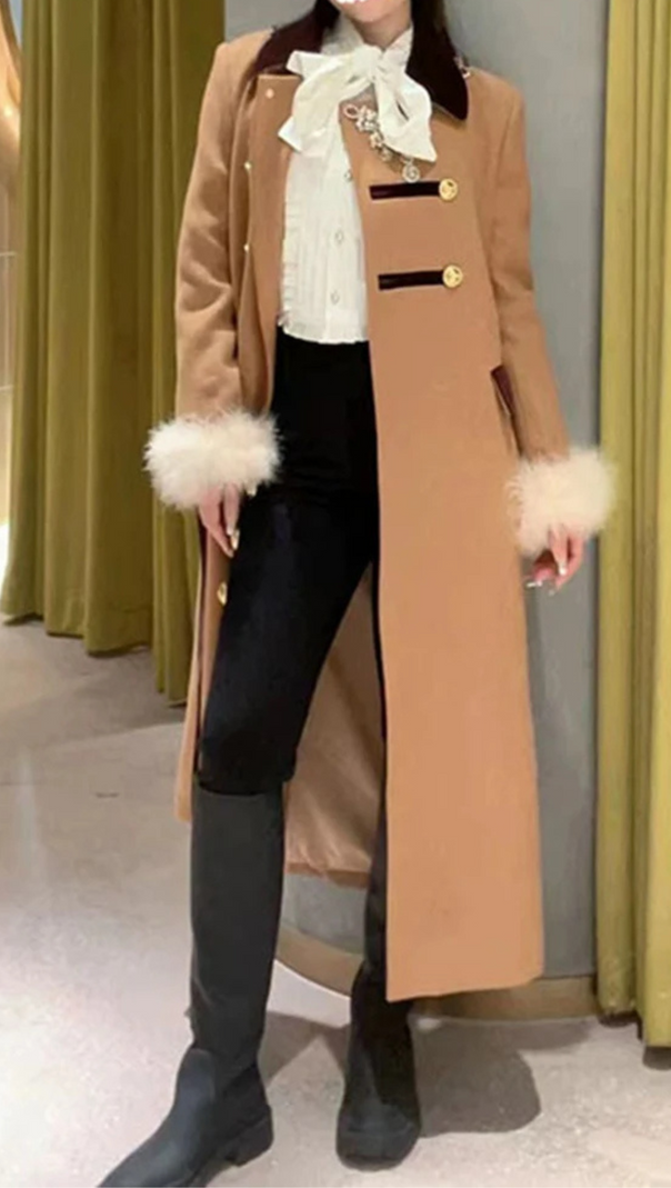 AIIZIE LONG SLEEVE SINGLE BREASTED OVERCOATS CLOTHES - product image