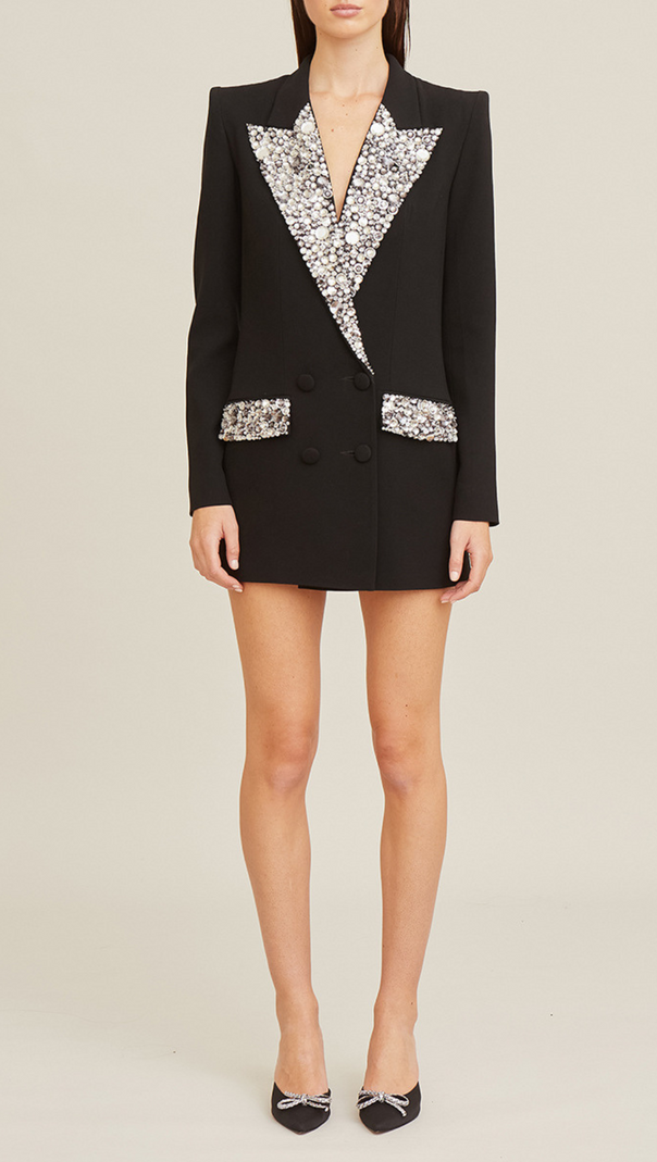 AIIZIE CRYSTAL EMBELLISHED BLAZER - product image