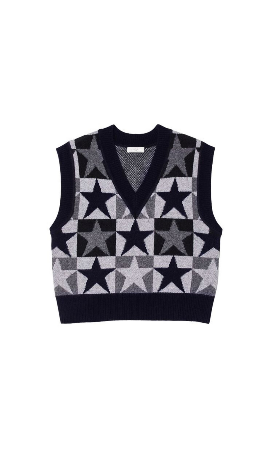STARN ÄRMELLOSER PULLOVER MIT V-AUSSCHNITT 