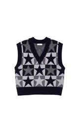 STARN V NECK SLEEVELESS SWEATER