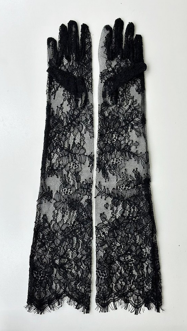 AIIZIE LACE HANDMADE LONG GLOVES - product image
