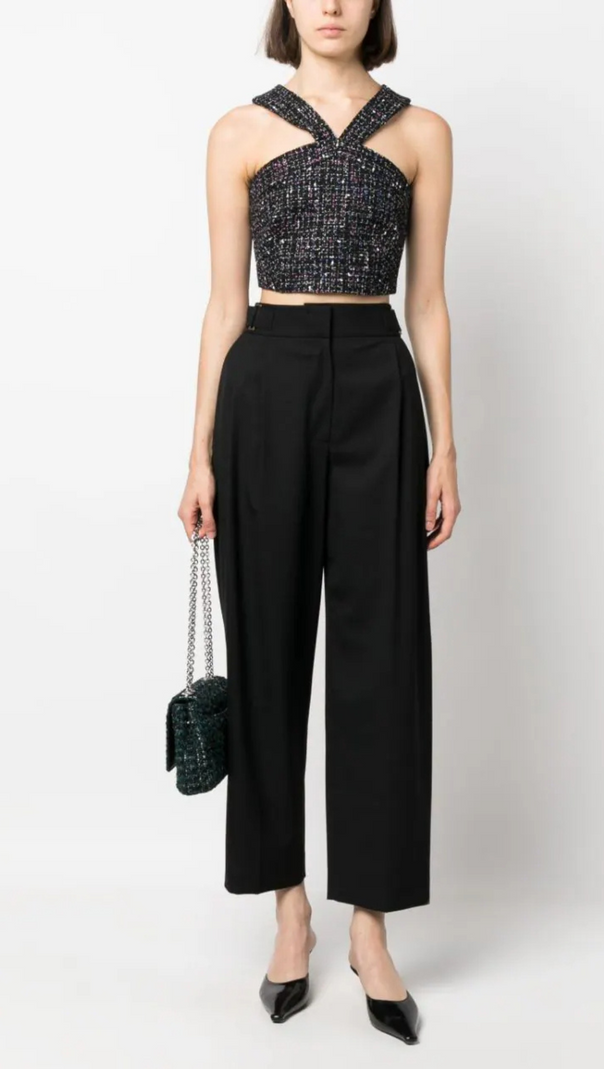 AIIZIE TWEED CROP TOP - product image