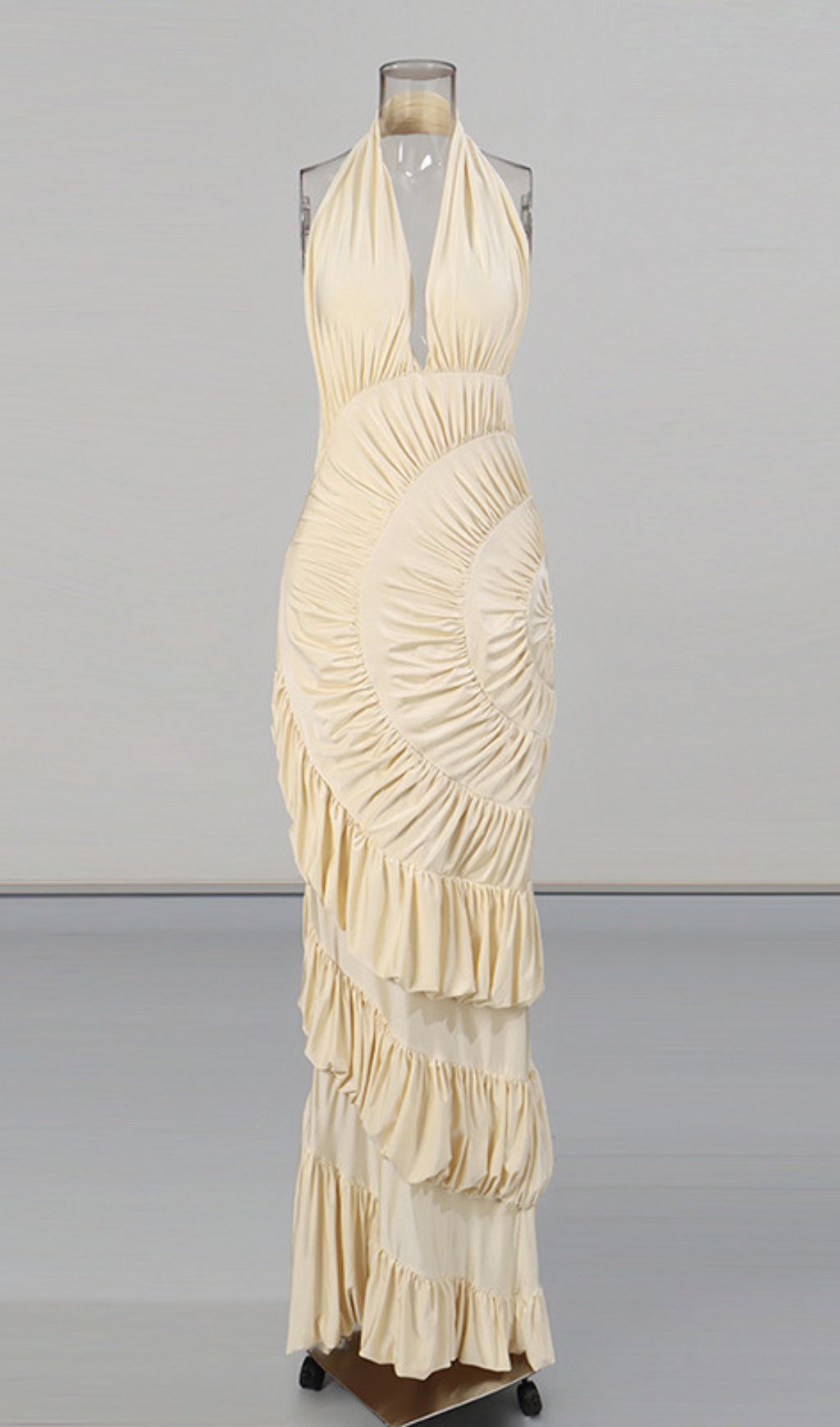 Ineke Halter Ruffle Maxi Dress | Elegant Gala & Special Occasion Gown