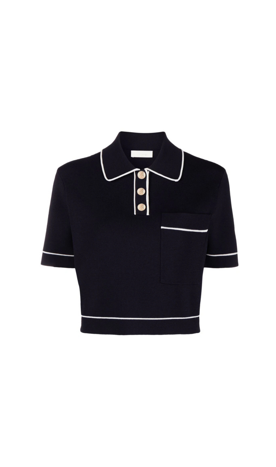 HOCHVERKÜRZTER POLO-PULLOVER 