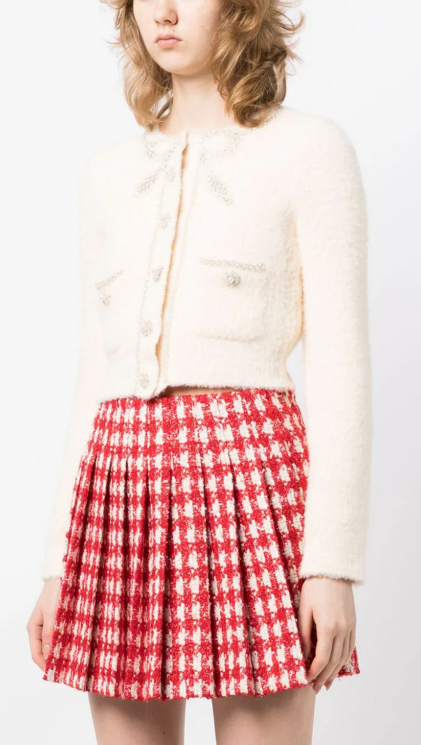 AIIZIE EMBELLISHED BOW CARDIGAN - product image