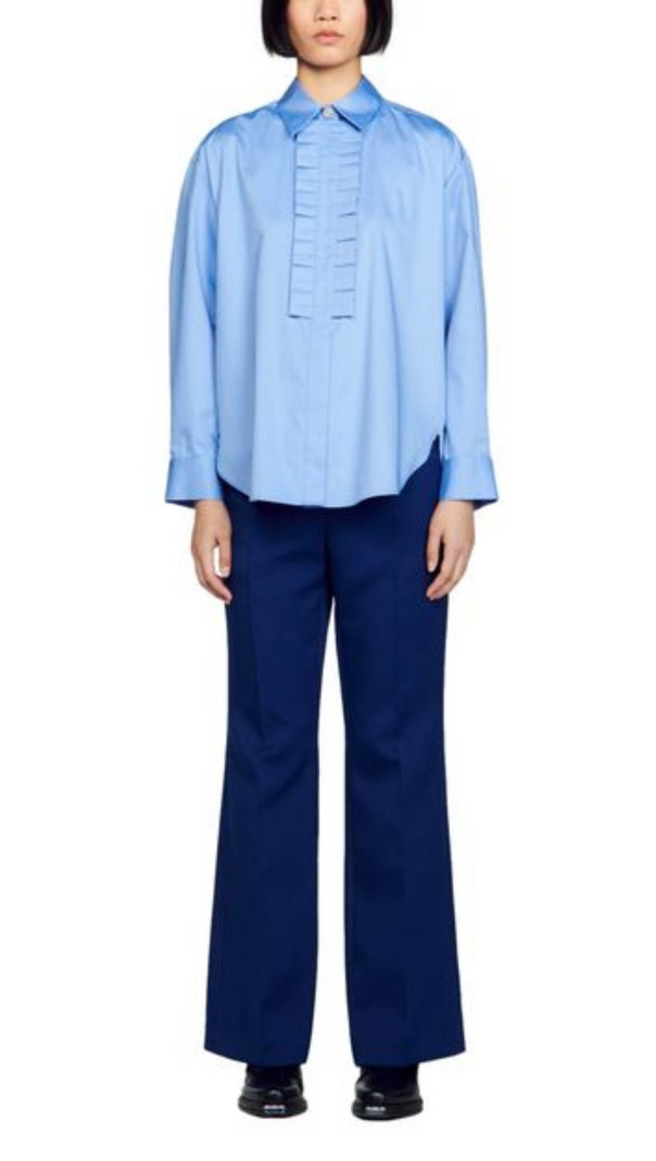 AIIZIE JANO RUFFLED SHIRT - product image