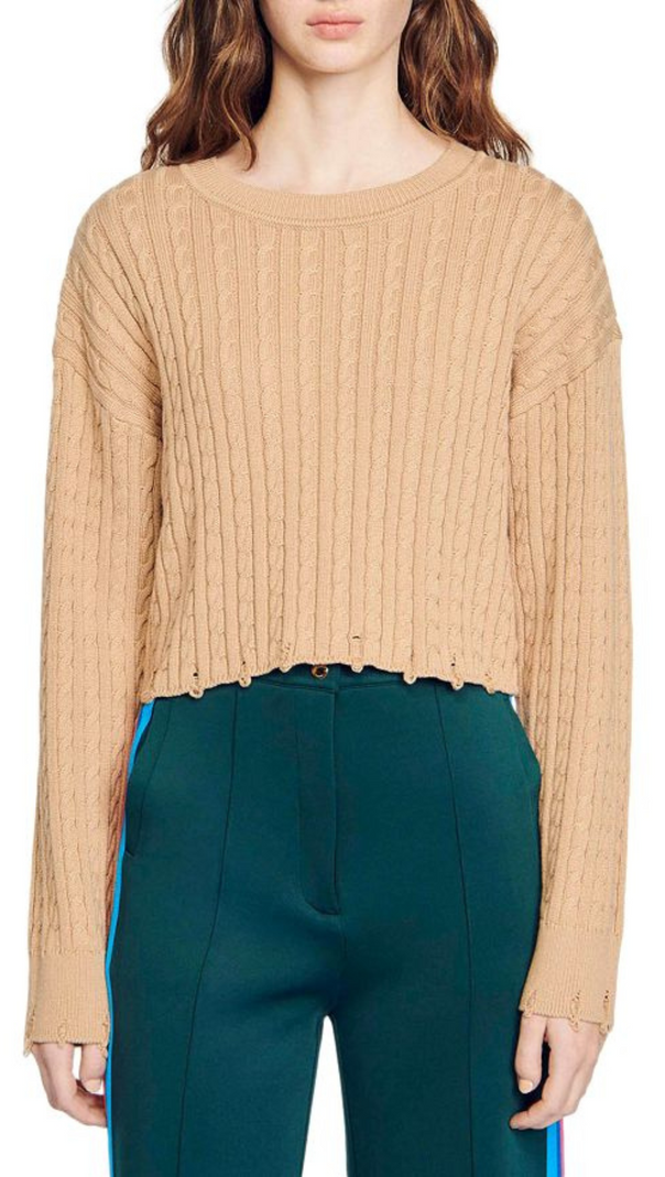 AIIZIE KNIT ROUND NECK SWEATER - product image
