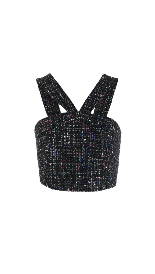 AIIZIE TWEED CROP TOP - product image