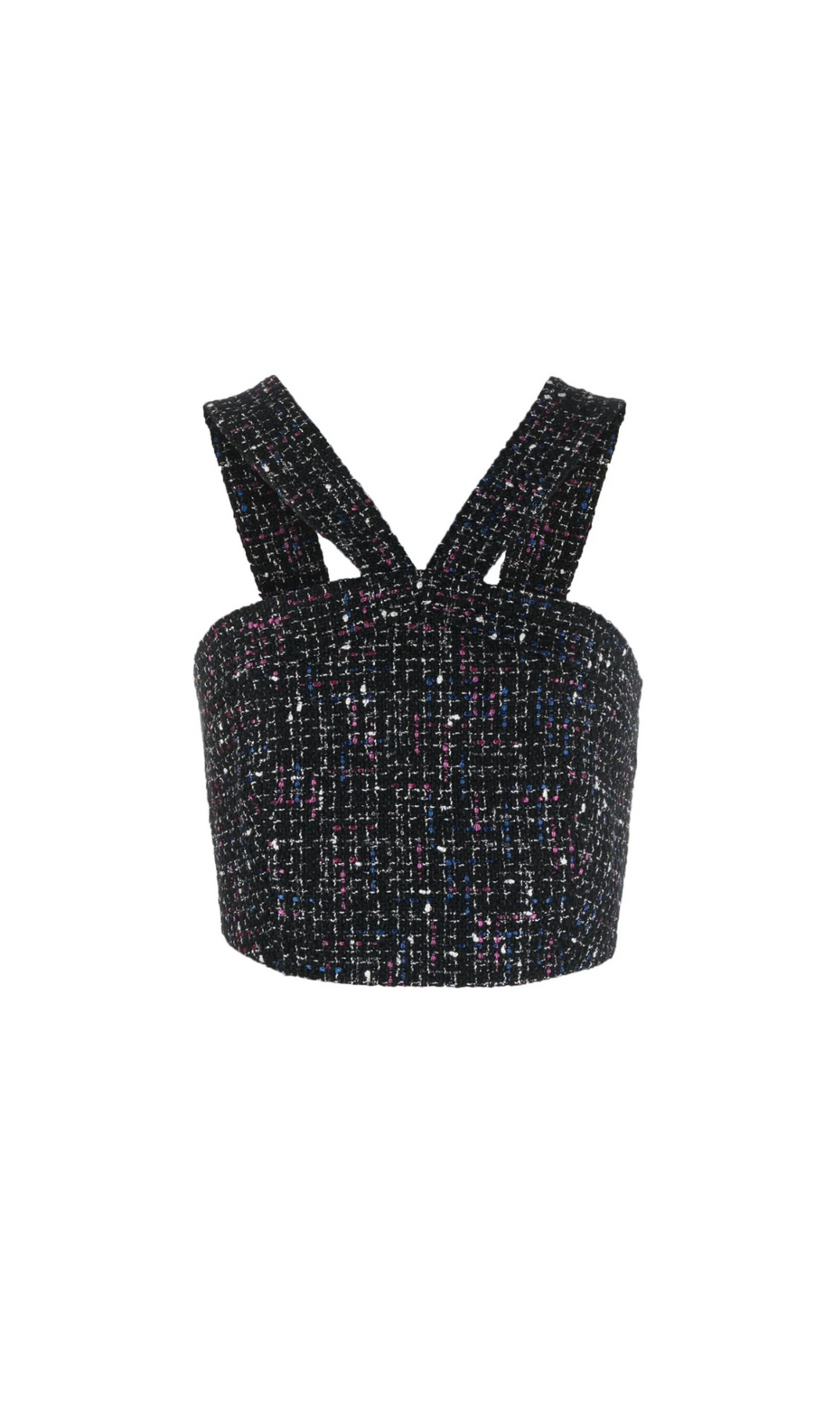 TOP CORTO IN TWEED 