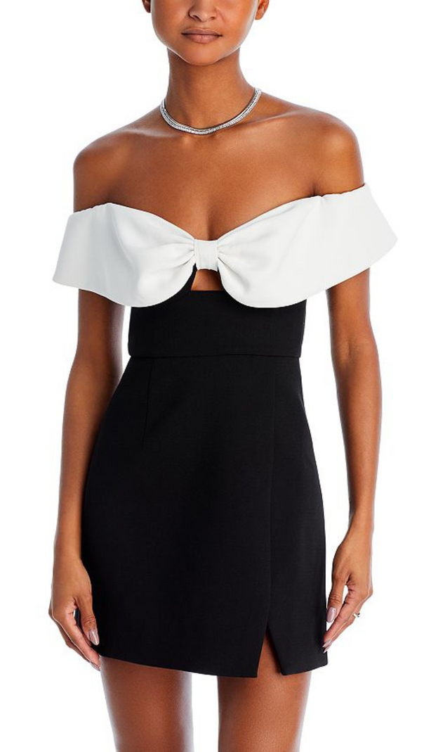 AIIZIE BOW MINI DRESS - product image