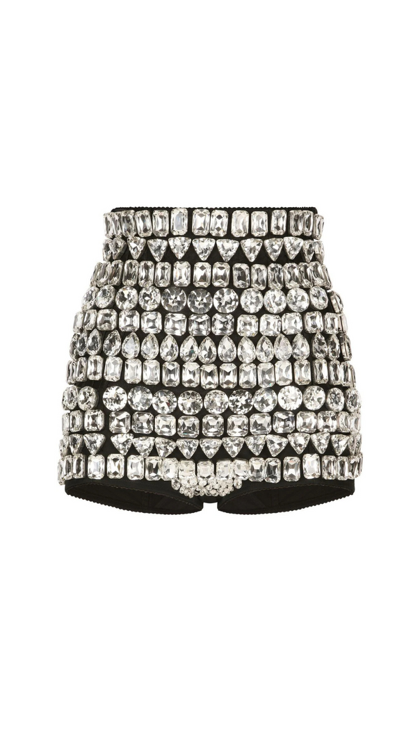AIIZIE HIGH-WAISTED EMBELLISHED SHORT - product image