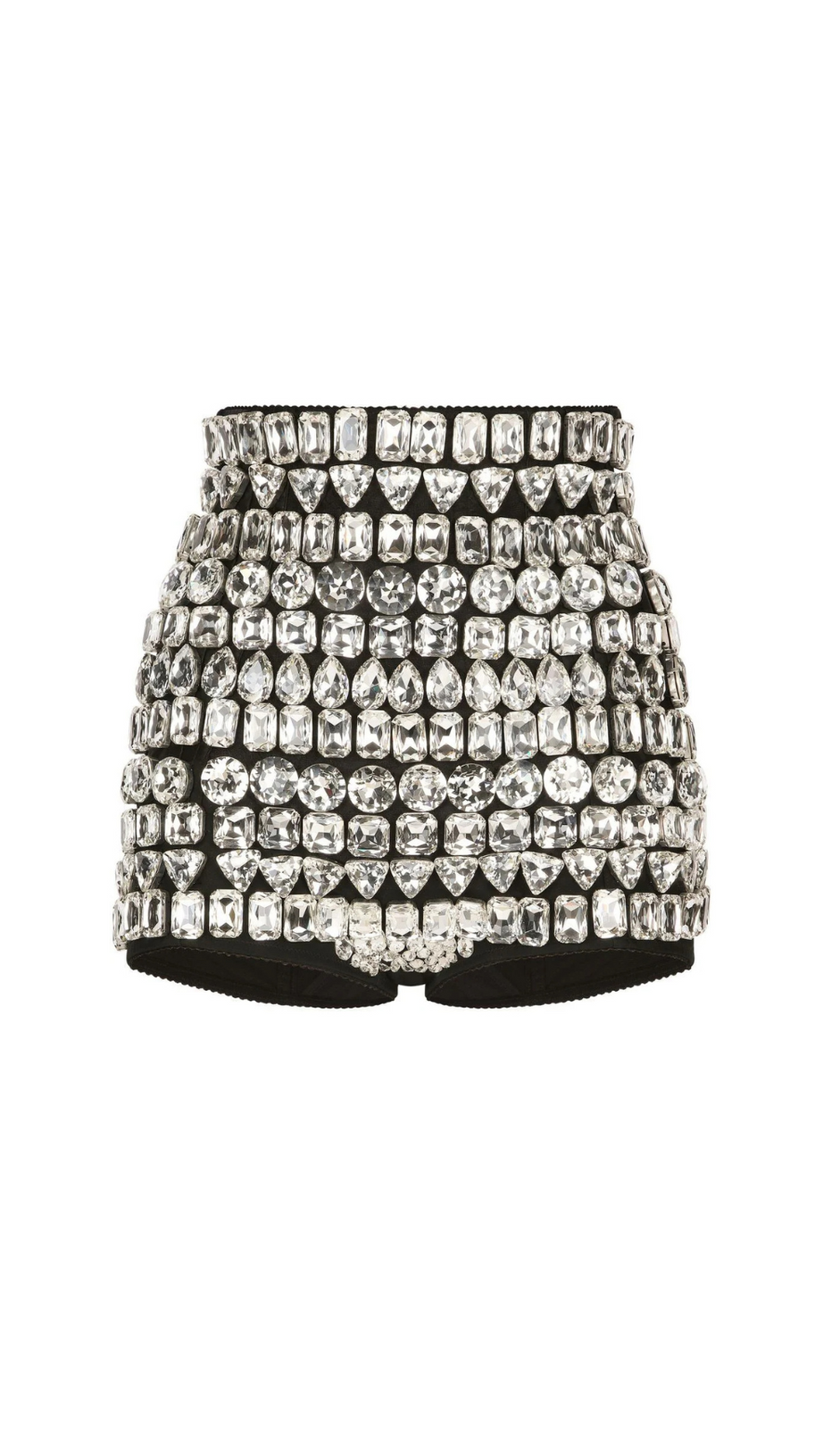 HIGH-WAISTED EMBELLISHED SHORT