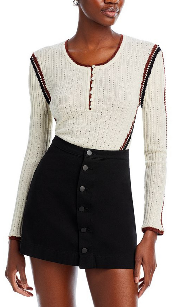 AIIZIE RIVA RIBBED TOP - product image
